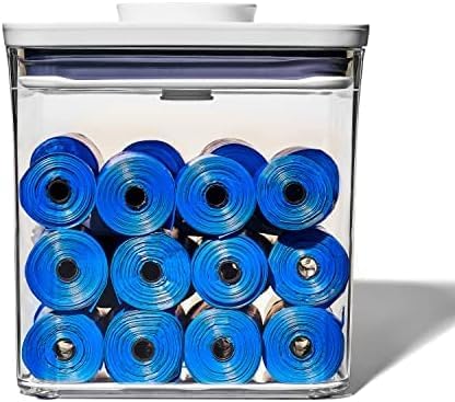 OXO Good Grips Pet POP Container – 2.8 Qt/2.6 L |Ideal for up to 3lbs of Dog Food or 2lbs of Cat Food | Airtight Storage Container | BPA Free (Pack of 8)