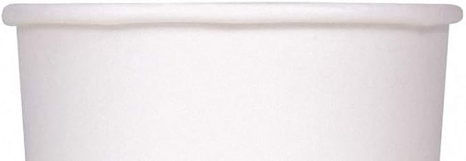 Karat [5oz - 1000 ct] Paper Ice Cream Cups for Hot/ Cold Food - Ideal for Ice Cream, Gelato, Yogurt and Snacks - White (C-KDP5W)
