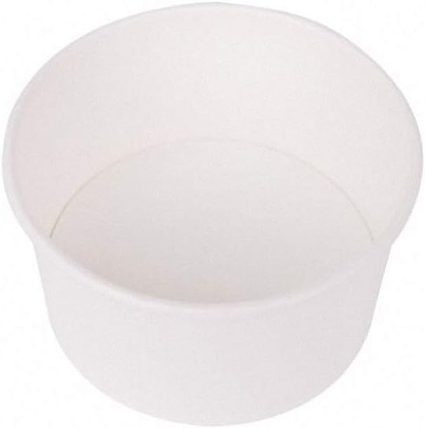 Karat [5oz - 1000 ct] Paper Ice Cream Cups for Hot/ Cold Food - Ideal for Ice Cream, Gelato, Yogurt and Snacks - White (C-KDP5W)