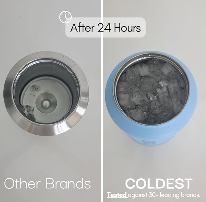 Coldest Tumbler with Handle and Straw, 100% Leak Proof Insulated Tumbler with Lid and Straw (3 Lids), Stainless Steel Tumblers for Women & Men, Cup Holder Friendly Base, 46 oz (Eerie-sistible)