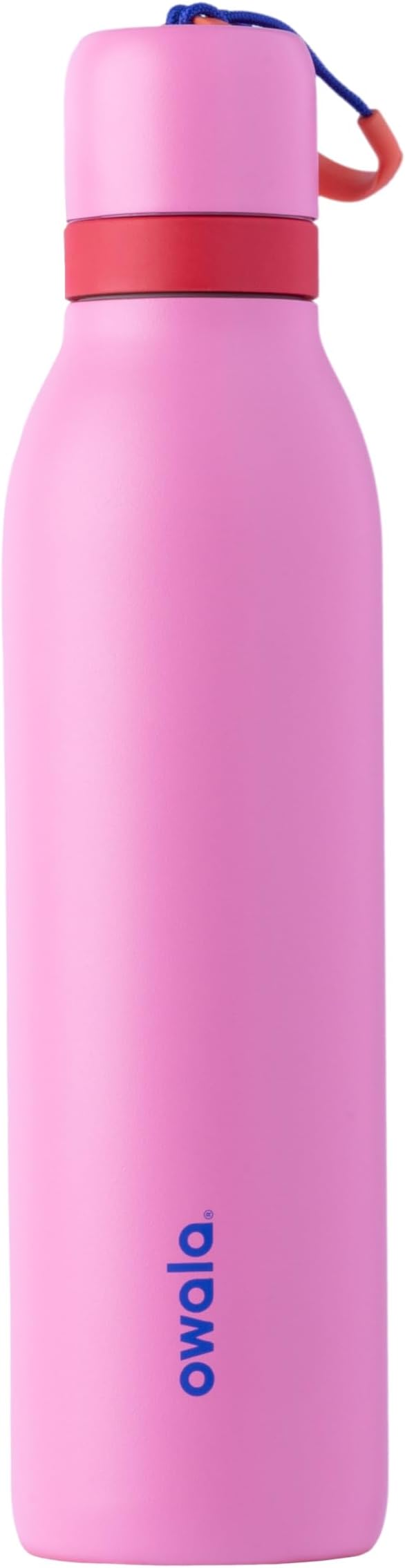 Owala FreeSip Twist Insulated Stainless Steel Water Bottle with Straw for Sports and Travel, BPA-Free, 24-oz, Fruit Punch