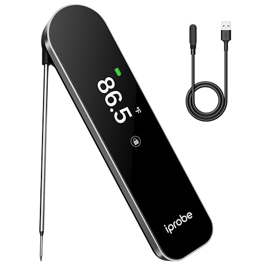 Meat Thermometer Digital -0.5 Sec Instant Read Food Thermometer for Cooking and Grilling Stocking Stuffers for Men Christmas Gifts for Men