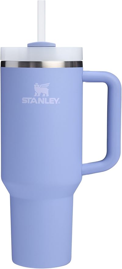 STANLEY Quencher H2.0 Tumbler with Handle and Straw 40 oz | Flowstate 3-Position Lid | Cup Holder Compatible for Travel | Insulated Stainless Steel Cup | BPA-Free | Hydrangea