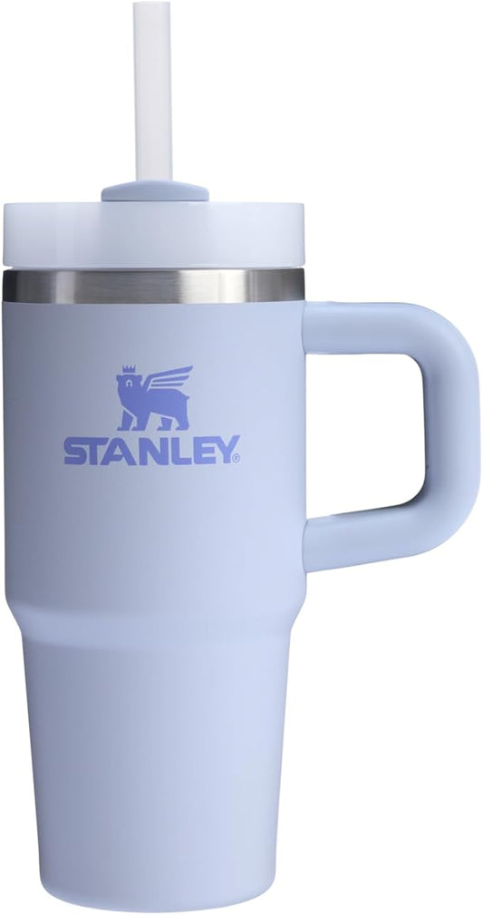 STANLEY Quencher H2.0 Tumbler with Handle and Straw 14 oz | Flowstate 3-Position Lid | Cup Holder Compatible for Travel | Insulated Stainless Steel Cup | BPA-Free | Dew Drop