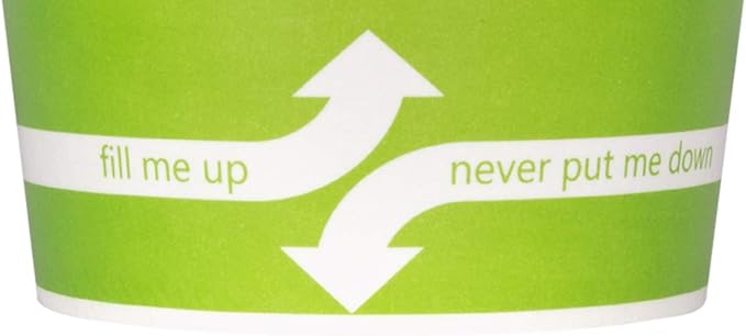 Karat [12oz - 1000 ct] Paper Ice Cream Cups & Soup Bowls for Hot/ Cold Food - Ideal for Soup, Ice Cream, Gelato, Yogurt and Snacks - Green