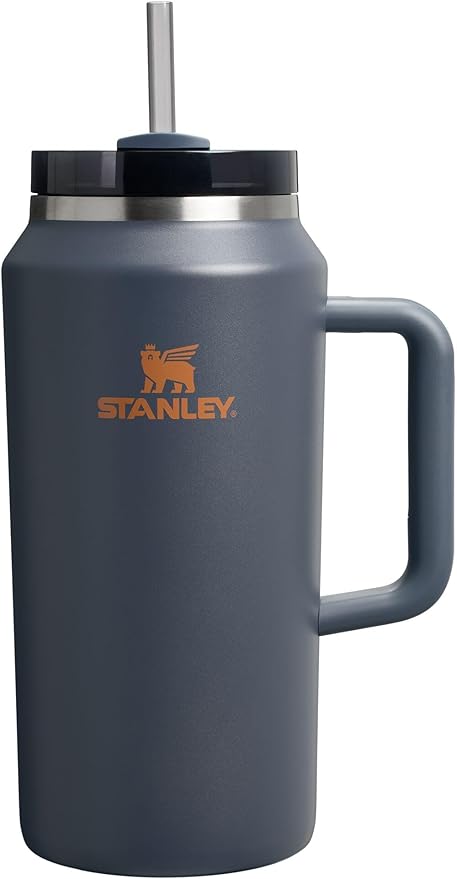 STANLEY Quencher H2.0 Tumbler with Handle & Straw 64 oz | Flowstate 3-Position Lid | Large Capacity for Travel & Sports | Insulated Stainless Steel Cup | BPA-Free | Twilight