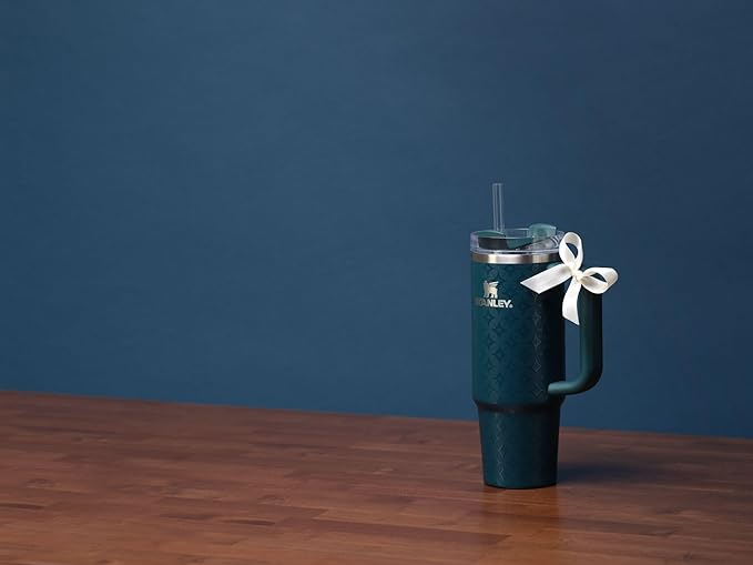 STANLEY Quencher H2.0 Tumbler with Handle and Straw 30 oz | Flowstate 3-Position Lid | Cup Holder Compatible for Travel | Insulated Stainless Steel Cup | BPA-Free | Ponderosa Star