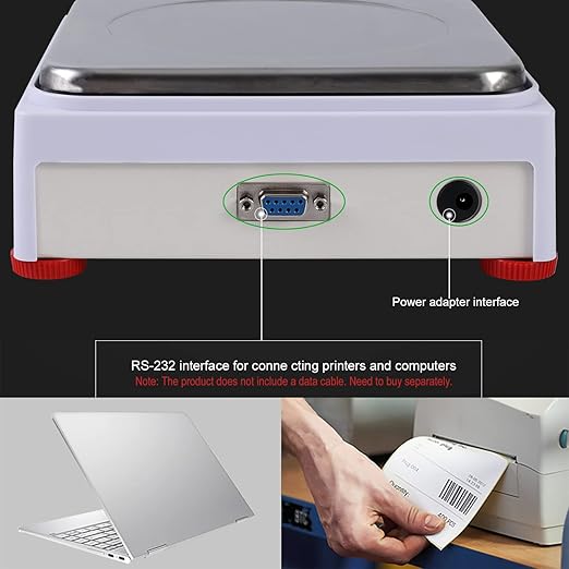 Lab Scale 5000gx0.01g High Precision Electronic Large Range Scientific Analytical Balance Scale Digital Weight Gram, Kitchen, Jewelry, Gold, Industrial, Postal, Clark, Count Scales Gn Dwt Unit