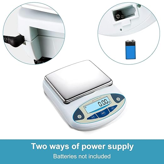 Lab Scale 6000g x 0.01g Accuracy 0.01 High Precision Electronic Analytical Balance Laboratory Precision Scale Digital Kitchen Balance Scale Jewelry Scale Scientific Scale