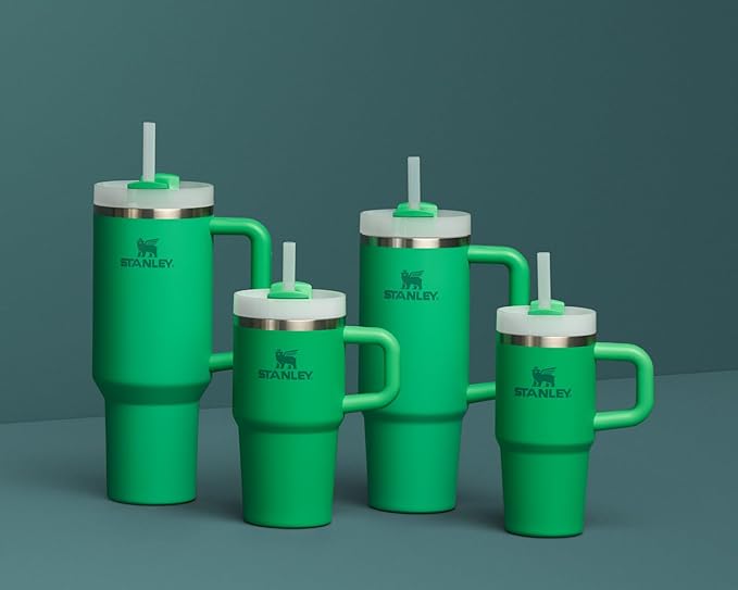 STANLEY Quencher H2.0 Tumbler with Handle and Straw 40 oz | Flowstate 3-Position Lid | Cup Holder Compatible for Travel | Insulated Stainless Steel Cup | BPA-Free | Meadow