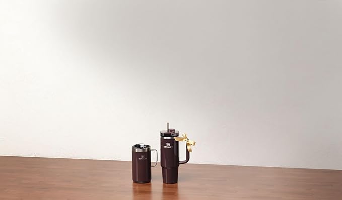 STANLEY Quencher H2.0 Tumbler with Handle and Straw 30 oz | Flowstate 3-Position Lid | Cup Holder Compatible for Travel | Insulated Stainless Steel Cup | BPA-Free | Mahogany Gloss