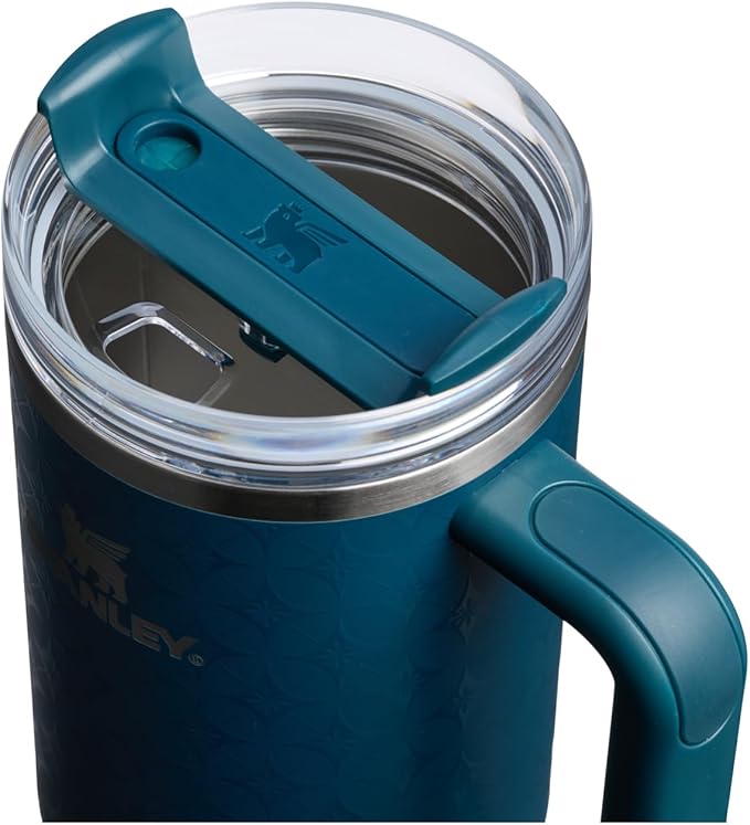 STANLEY Quencher H2.0 Tumbler with Handle and Straw 40 oz | Flowstate 3-Position Lid | Cup Holder Compatible for Travel | Insulated Stainless Steel Cup | BPA-Free | Ponderosa Star