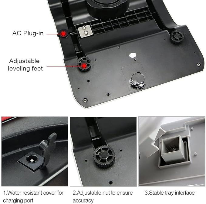 CAMRY Waterproof Commercial Food Scale IPX7 66lb / 30kg Digital Price Computing Meat Produce Weight Scale with White Backlight LCD for Farmers Market, Seafood, Rechargeable