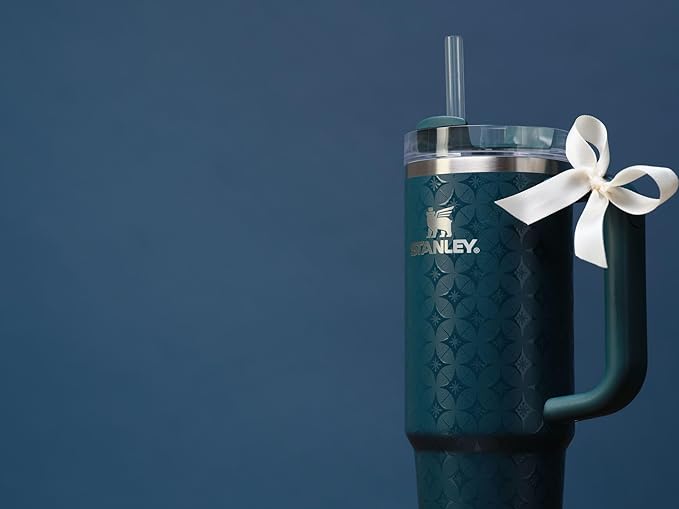 STANLEY Quencher H2.0 Tumbler with Handle and Straw 40 oz | Flowstate 3-Position Lid | Cup Holder Compatible for Travel | Insulated Stainless Steel Cup | BPA-Free | Ponderosa Star