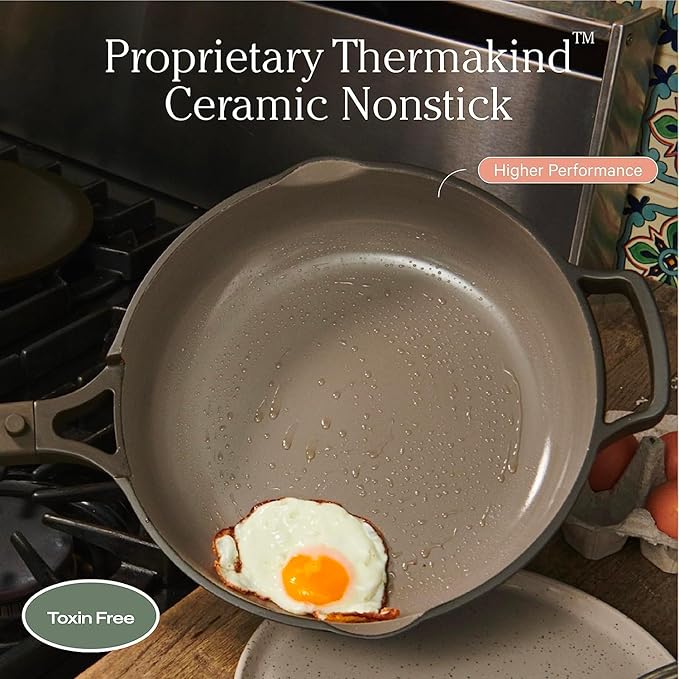 Our Place Mini Always Pan & Mini Perfect Pot Bundle | Multi-Functional Cookware Set Replaces 18 Pieces | Sage