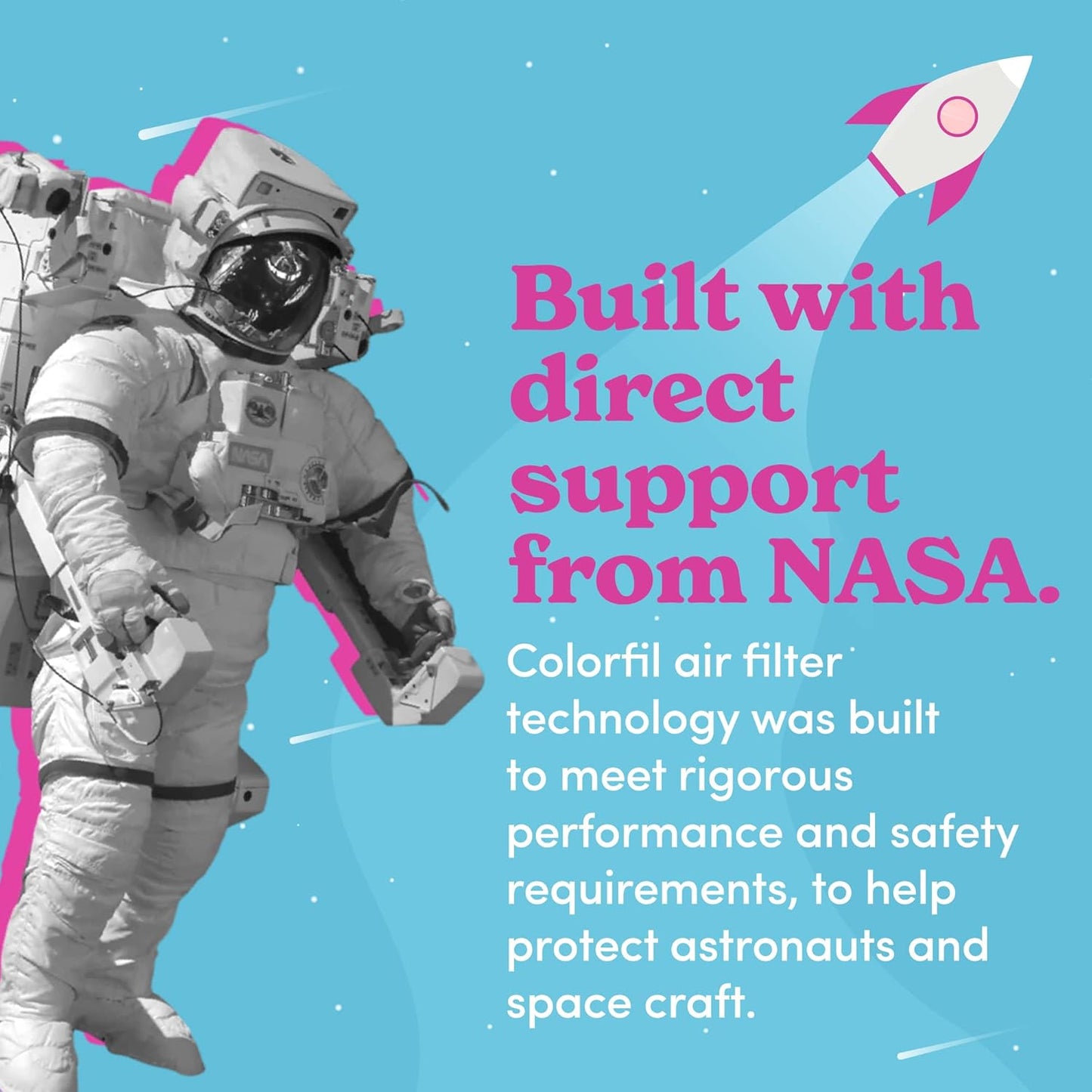 Colorfil 12x12x1 Air Filter (6-Pack) | Made in the USA | Color Changing | Remove Cat and Dog Odor | MERV 8 for Pet Hair Dander and Dust | 11.75"x11.75"x0.75" Exact Size