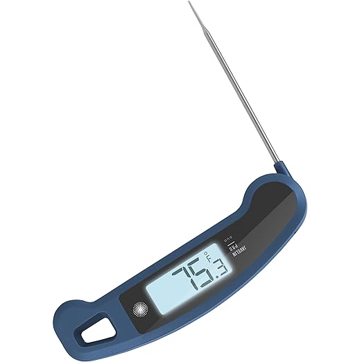 Lavatools Javelin® PRO Duo Ultra-Fast 2-Second Professional Digital Instant Read Meat Thermometer for Grill and Cooking, Auto-Rotating Backlit Display, IP65 Water Resistant, NSF Certified – Maize