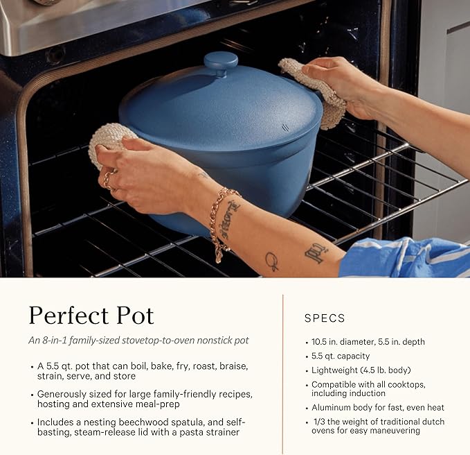 Our Place Cookware Set - 13-Piece Kit Including the Always Pan, Perfect Pot and Spatulas | Multifunctional, Toxin-Free Nonstick | Heat Safe up to 450°F | Oven, Stove, Induction Compatible | Spice