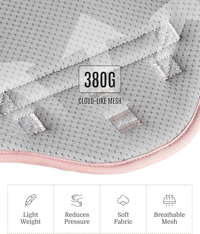 2025 New Edition, Fei & Eve MagEase Dog Harness - 3-Second Magnetic Buckles | 3-Point No-Pull Control | Heavy-Duty 900D Nylon | Dual Safety Handles | Breathable Mesh | Adjustable Fit | Small, Pink