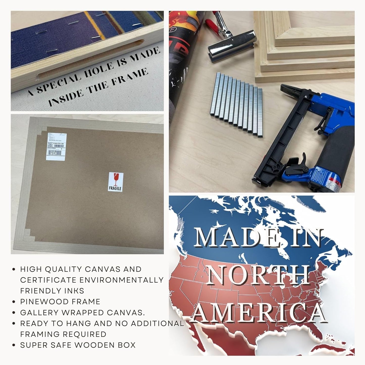 Nature Wall Art Prints - Ocean Forest Mountain Lake Canvas Landscapes - Small to Extra Large Living Room Bedroom Kitchen Bathroom Décor (Autumn by the Lake, 39L" x 59W" - 3 Panels)