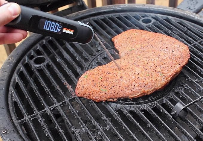 Maverick PT-75 2-in-1 Digital Instant-Read Thermometer with Built-in Automatic Count Up Timer Great for Meat, Grill, Barbecue & Kitchen