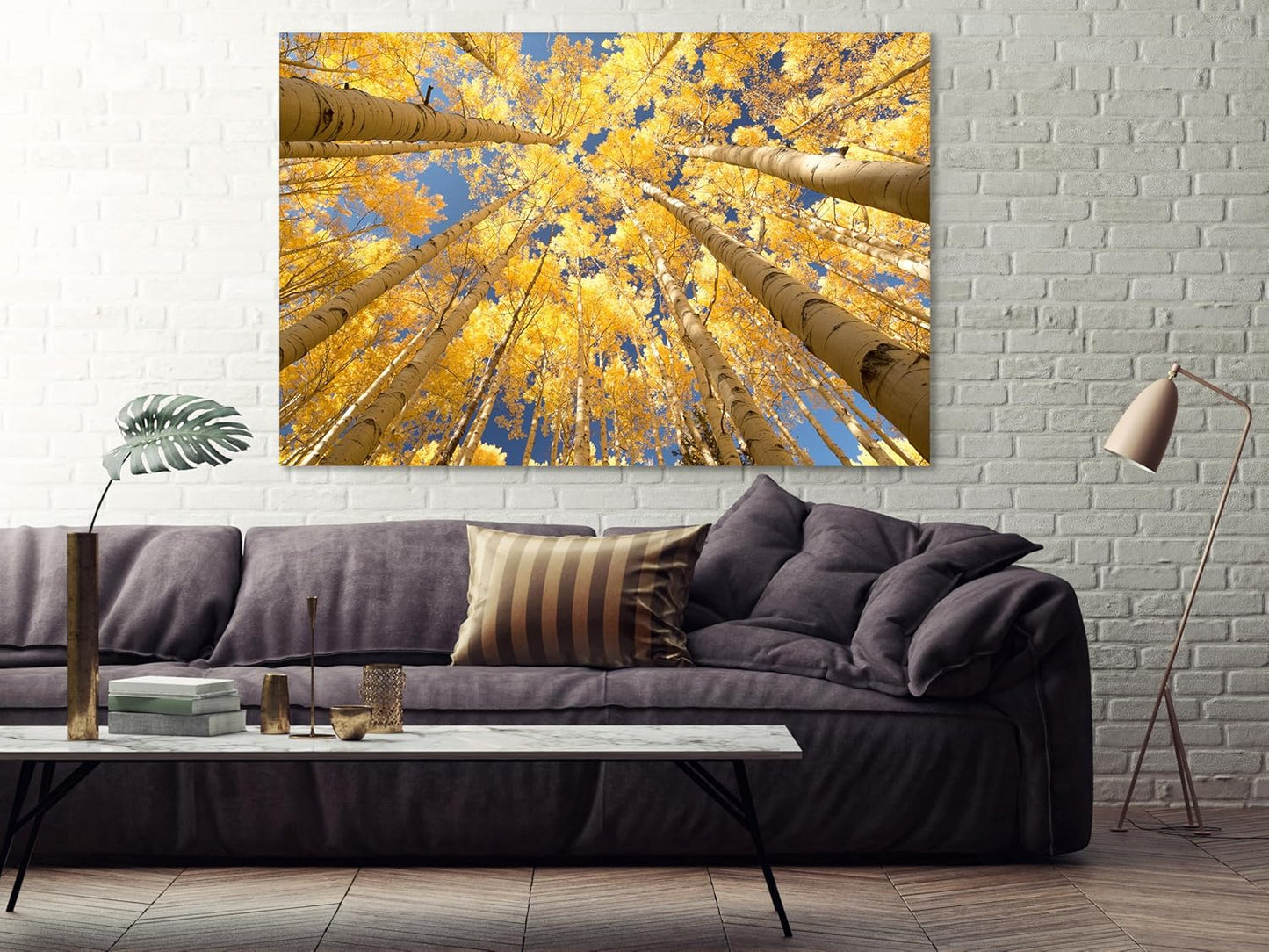 Nature Wall Art Prints - Ocean Forest Mountain Lake Canvas Landscapes - Small to Extra Large Living Room Bedroom Kitchen Bathroom Décor (Reaching for the Sky, 31L" x 47W")